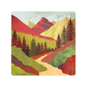 Impresión En Metal Sendero Al Cielo