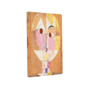 Impresión En Metal Senecio   Paul Klee