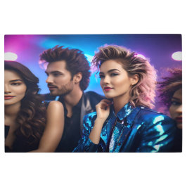 Impresión En Metal Sentado en 10