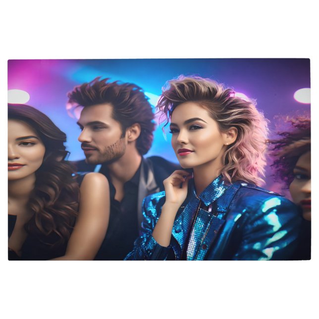 Impresión En Metal Sentado en 10 (Anverso)