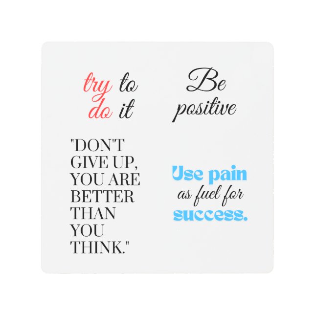 Impresión En Metal Ser positivo (Anverso)