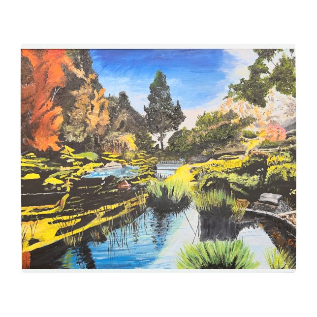 Impresión En Metal Serene Brook, de Gary Poling (Anverso)