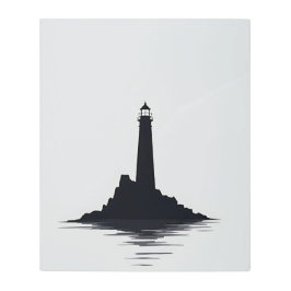 Impresión En Metal SereneLighthouse Silhouette.MasterBedroom Wall art