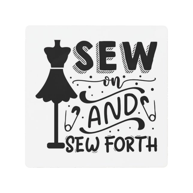 Impresión En Metal Sew and Sew Forth (Anverso)