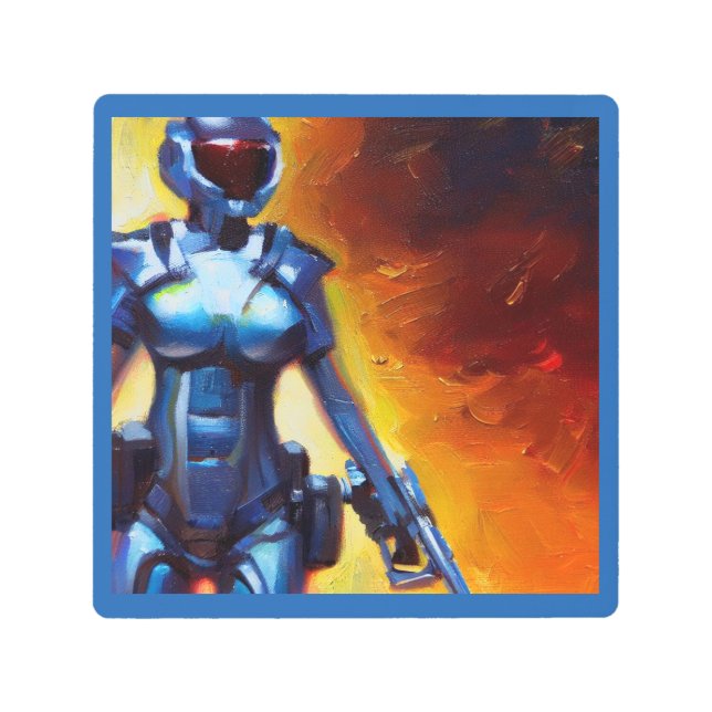 Impresión En Metal SF - Héroe militar 1 (Anverso)