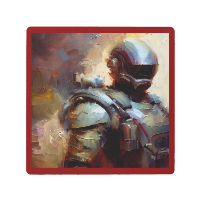 Impresión En Metal SF - Héroe militar 3 (Anverso)