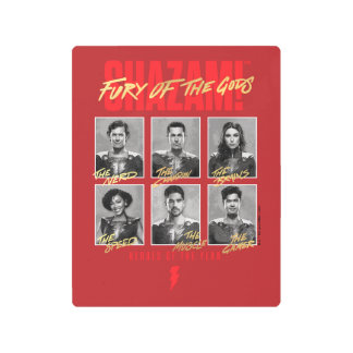 Impresión En Metal ¡SHAZAM! Furia de los dioses | SHAZAMily Yearbook