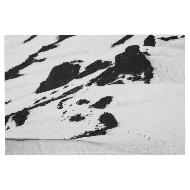 Impresión En Metal Siete a la Cumbre (Anverso)