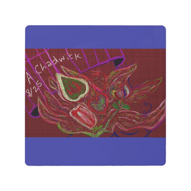 Impresión En Metal Silly Comic Metal Wall Art (Anverso)