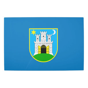 Impresión En Metal Símbolo croático de la bandera de la ciudad de Zag