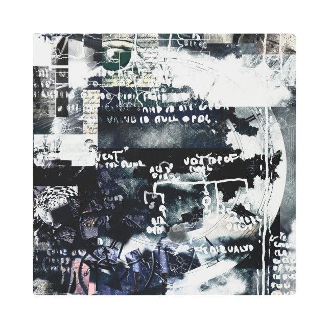 Impresión En Metal Símbolos secretos (Anverso)