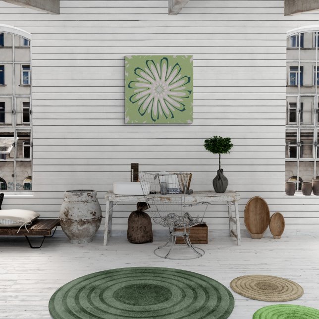 Impresión En Metal Simple White Flower (Subido por el creador)