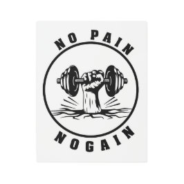 Impresión En Metal Sin dolor No ganan citas motivacionales