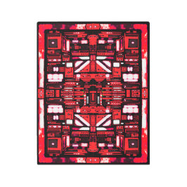 Impresión En Metal Sinergia roja