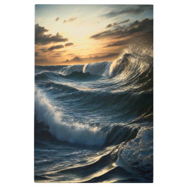 Impresión En Metal Sinfonía de ondas