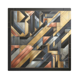Impresión En Metal Sinfonía geométrica