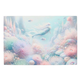 Impresión En Metal Sirena etérea en un paraíso submarino soñado