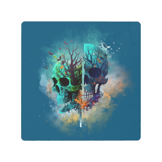 Impresión En Metal Skullgrove (Anverso)