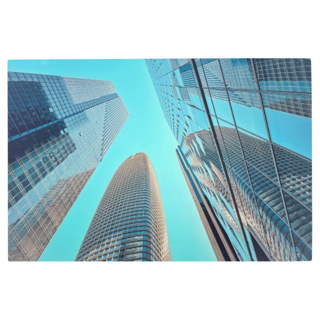 Impresión En Metal Skyline de San Francisco (Anverso)