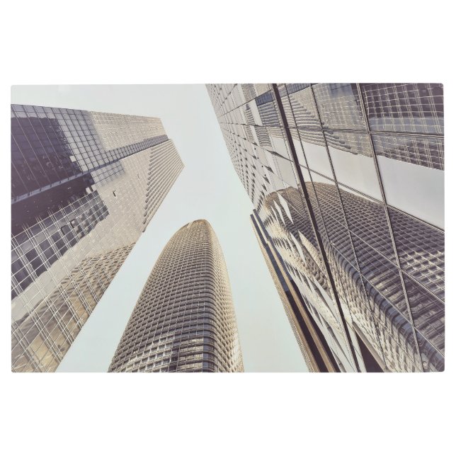 Impresión En Metal Skyline de San Francisco (Anverso)