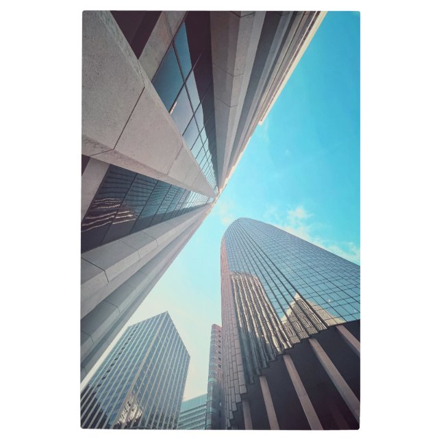 Impresión En Metal Skyline de San Francisco (Anverso)