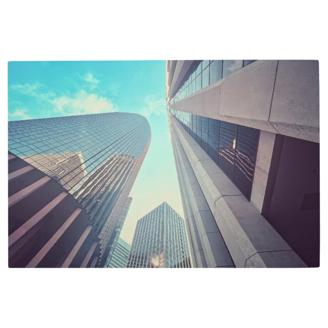 Impresión En Metal Skylines de San Francisco (Anverso)