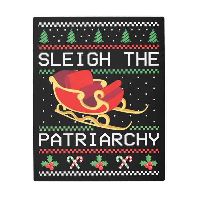 Impresión En Metal Sleigh El Patriarcado I (Anverso)