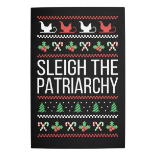 Impresión En Metal Sleigh El Patriarcado II