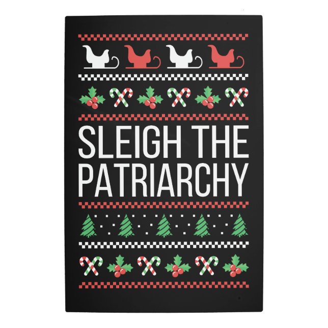 Impresión En Metal Sleigh El Patriarcado II (Anverso)