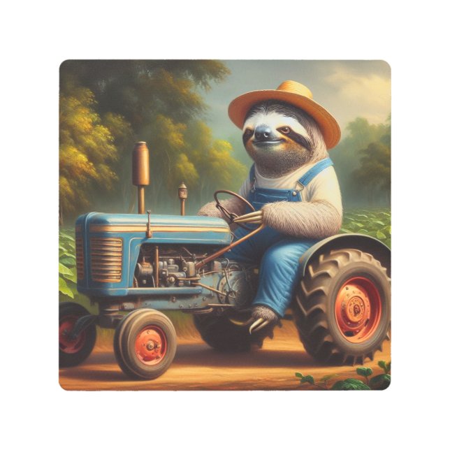 Impresión En Metal Sloth Farmer (Anverso)