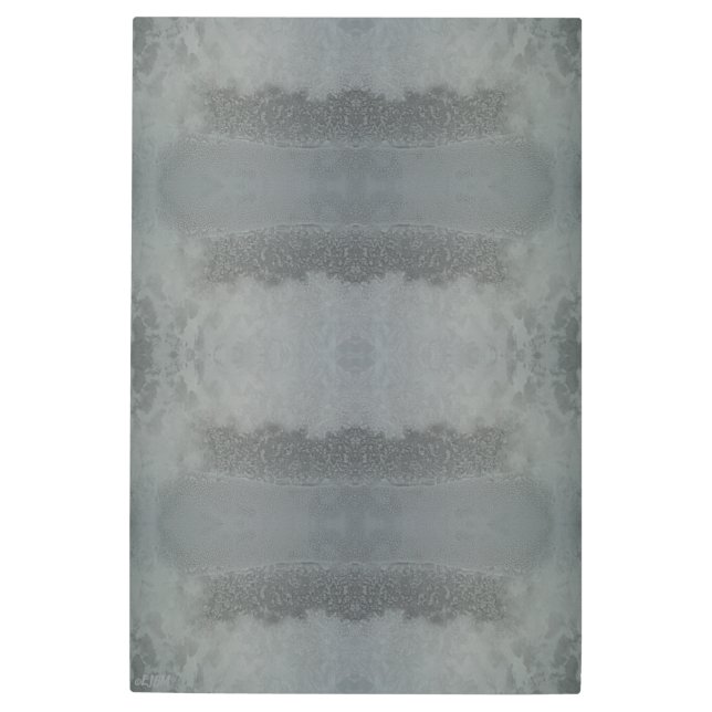 Impresión En Metal Snowflake Patterns Metal Wall Art (Anverso)