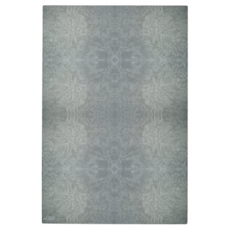 Impresión En Metal Snowflakes Patterns II Metal Wall Art