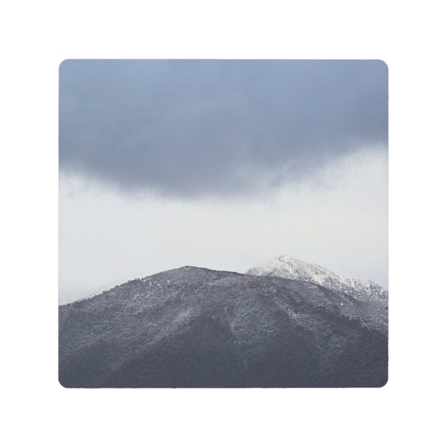 Impresión En Metal Snowy Mount Bogong (Anverso)
