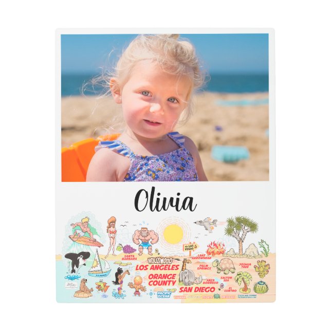 Impresión En Metal SoCal personalizado 16x20 (Anverso)