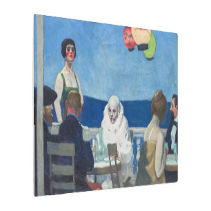 Impresión En Metal Soir Bleu   Edward Hopper  