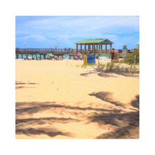 Impresión En Metal Sombras de palmeras