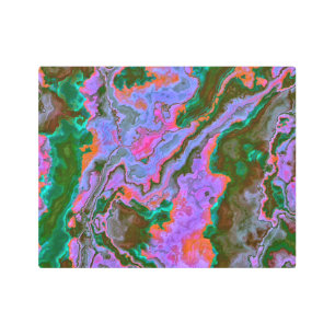 Impresión En Metal Sour Marble  Metal Print