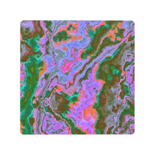 Impresión En Metal Sour Marble  Metal Print