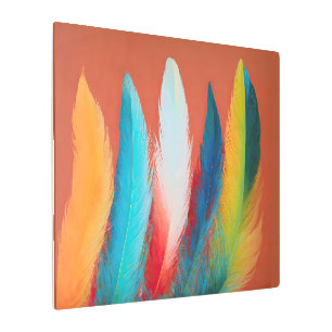 Impresión En Metal Southwest Feathers
