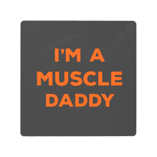 Impresión En Metal Soy un papi muscular Cojín decorativo de camisas s