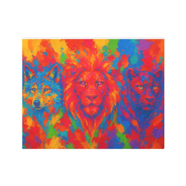 Impresión En Metal Spectrum Wild Trio (Anverso)