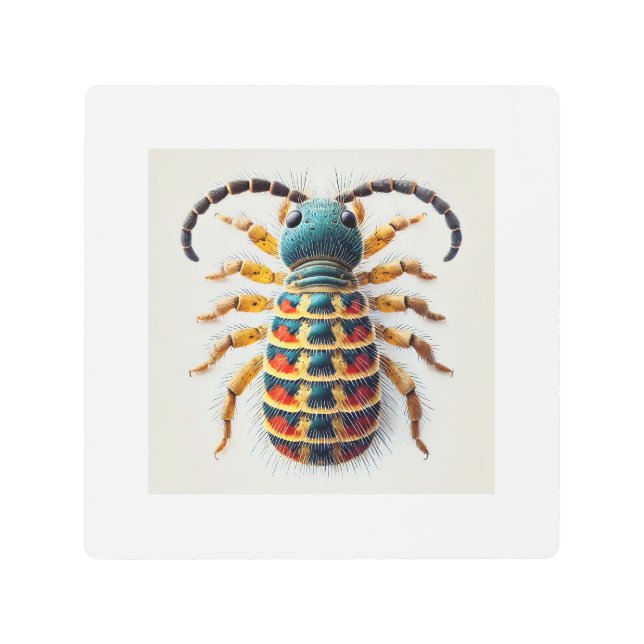 Impresión En Metal Springtail in Natural Habitat 260824IREF231 - Wate (Anverso)