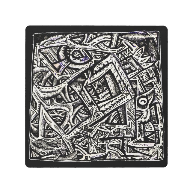 Impresión En Metal Square One, de Brian Benson (Anverso)