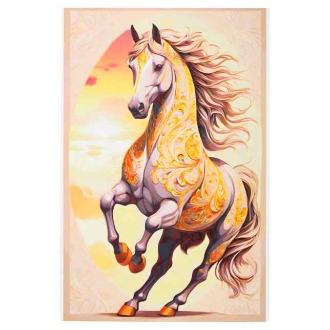 Impresión En Metal Stallion majestuoso (Anverso)