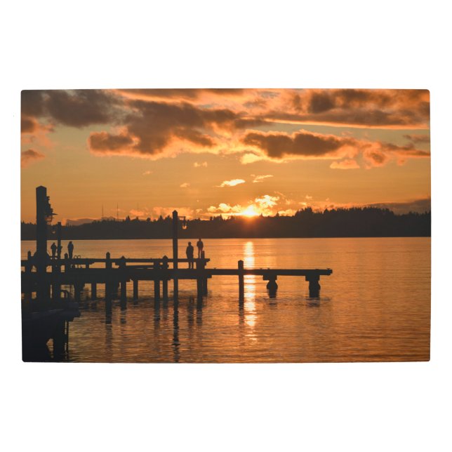 Impresión En Metal Stand and Watch the Sunset Metalizado Art (Anverso)