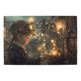 Impresión En Metal Steampunk Child