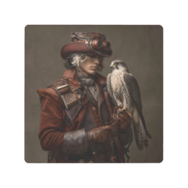 Impresión En Metal Steampunk Falconer