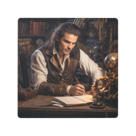 Impresión En Metal Steampunk Gentleman