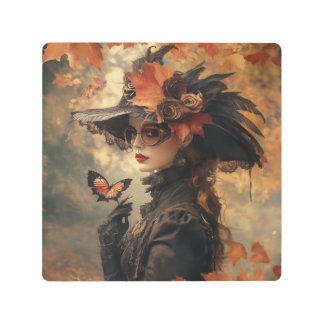 Impresión En Metal Steampunk Lady