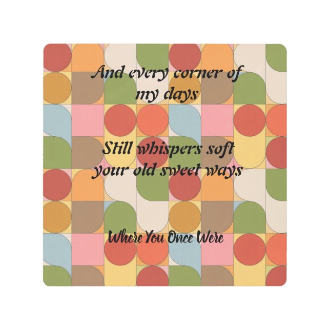 Impresión En Metal Still Choosing You, Timeless Choice, video version (Anverso)